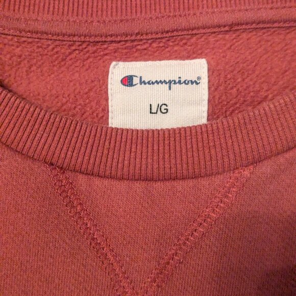 Champion Crew Neck, Dark Blush Sweater - Picture 2 of 2